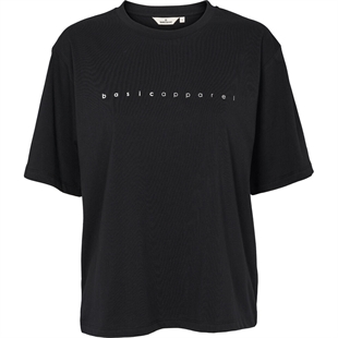 Basic apparel - Raja logo tee Black